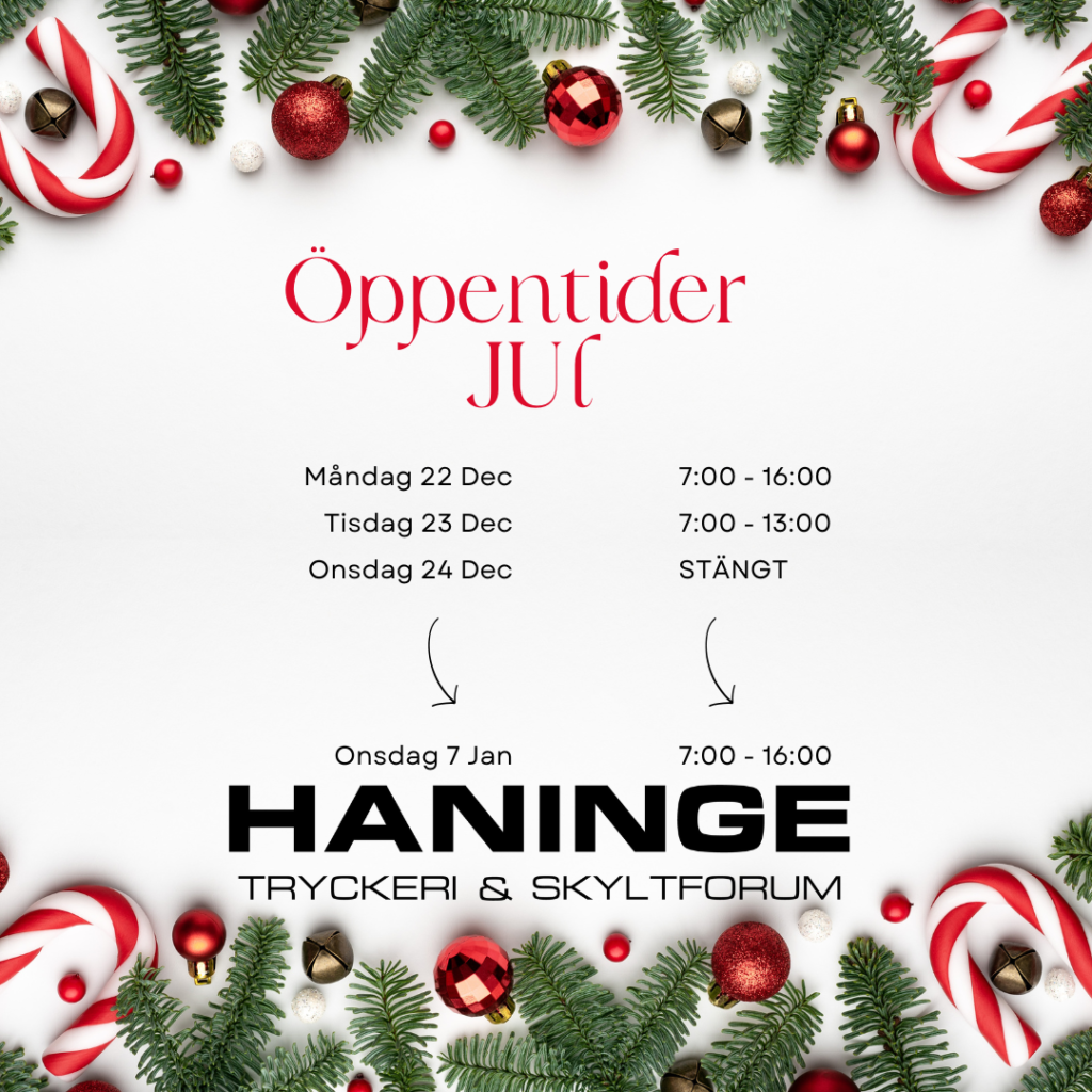 Red And White Festive Christmas Open Hours Flyer A4 (Facebook-video)